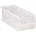 Quantum Storage Systems Ultra Series Stack And Hang 6 Gal. Bin In Clear