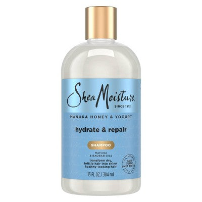 SheaMoisture Manuka Honey & Yogurt Hydrate & Repair Shampoo 13 fl oz - Imperfect Container